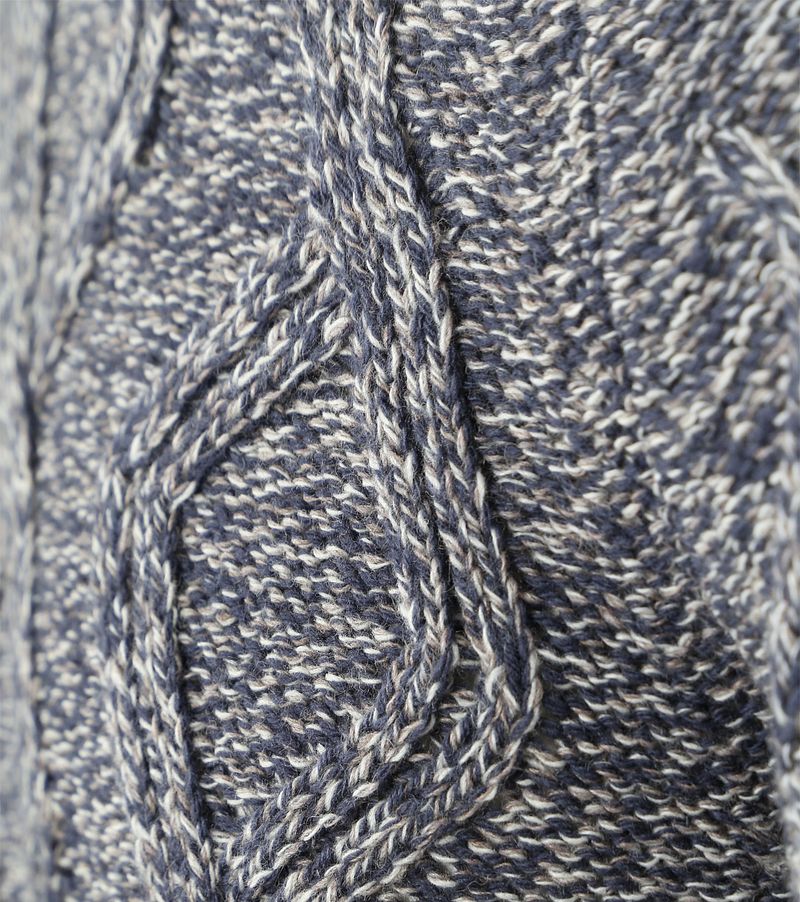 new zealand auckland NZA Coltrui Eli Cable Melange Navy