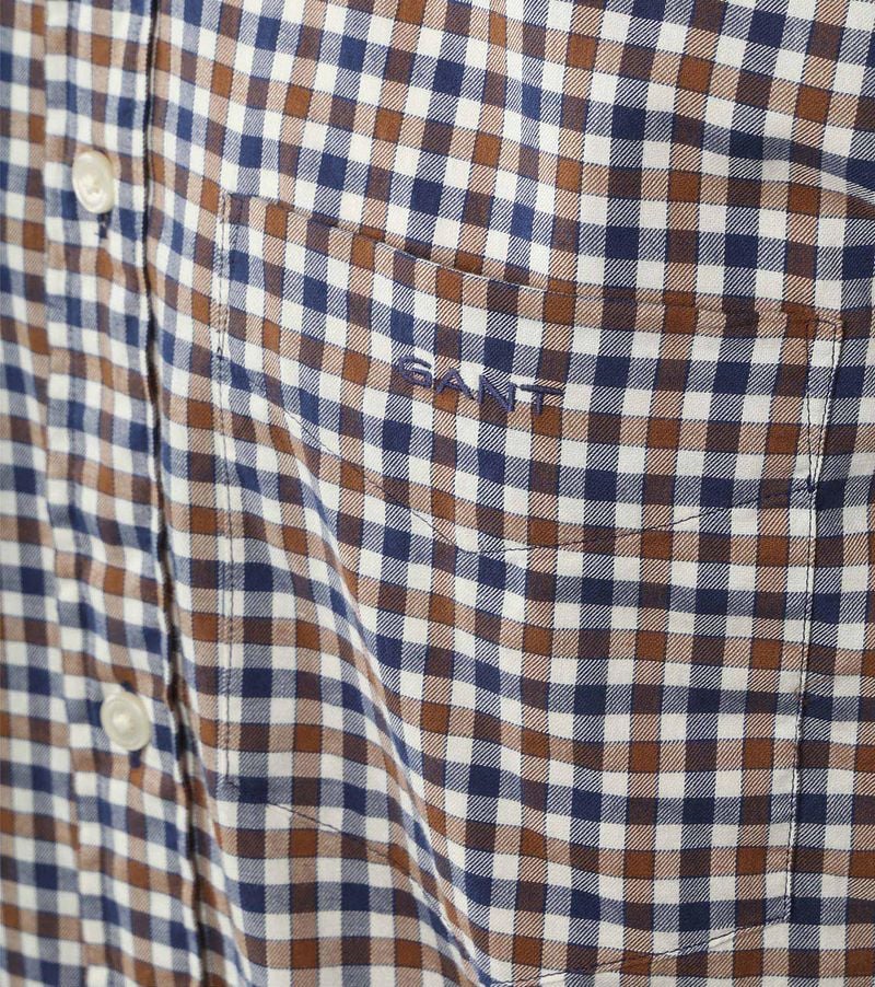 Gant Hemd Twill Gingham Multicolour - Größe XL günstig online kaufen