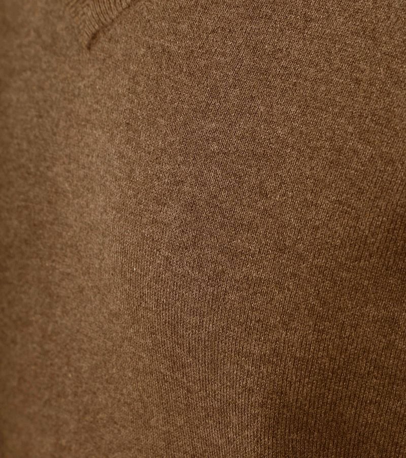 Steppin' Out Pullover Cotton Cashmere V-Ausschnitt Camel - Größe 3XL günstig online kaufen