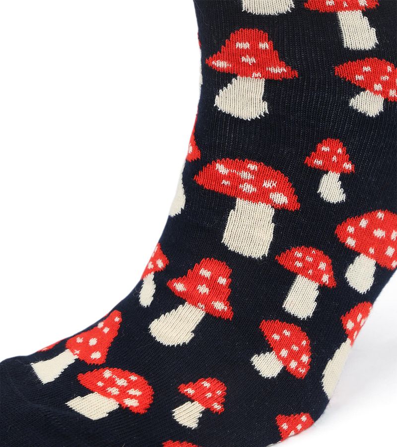 Happy Socks Sokken Mushroom Rood