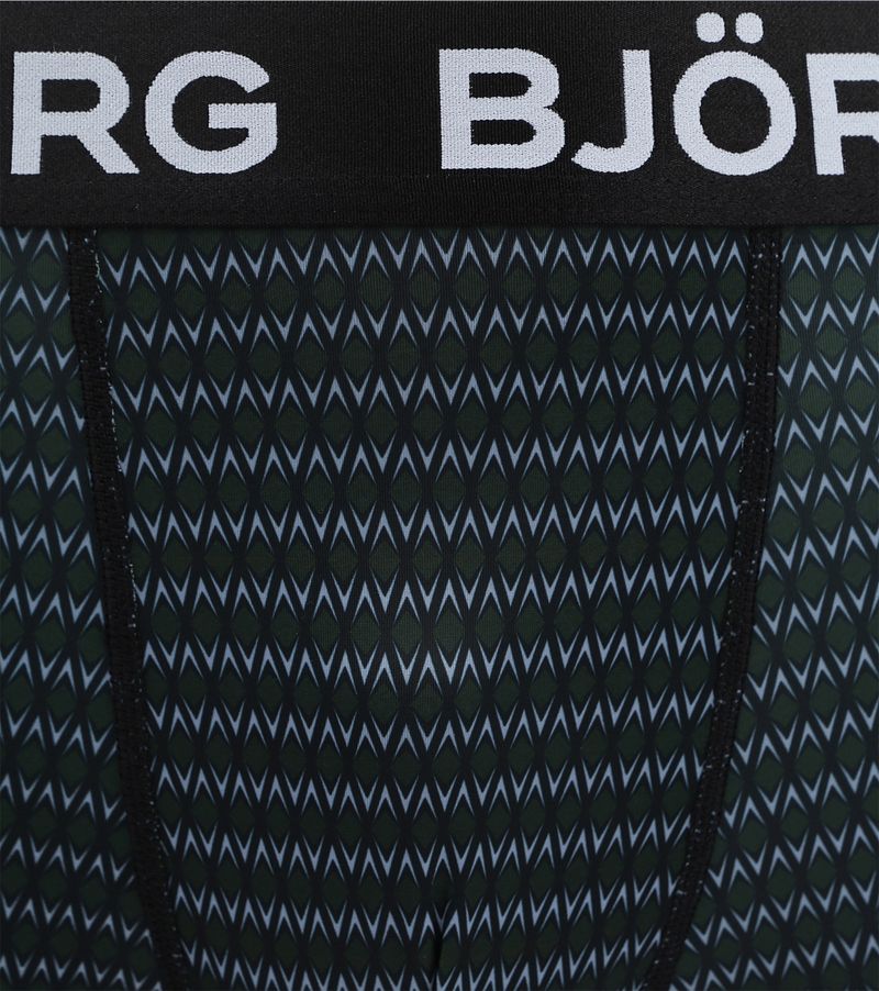 Bjorn Borg Performance Boxershorts 2-Pack Schwarz Petrol - Größe XXL günstig online kaufen