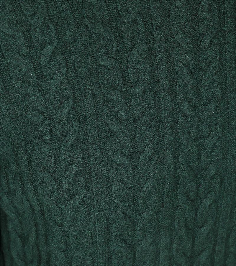 Lyle and Scott Lyle & Scott Cable Pullover Donkergroen