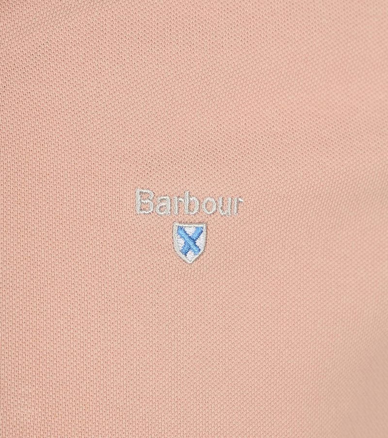 Barbour Pique Poloshirt Hellrosa - Größe M günstig online kaufen