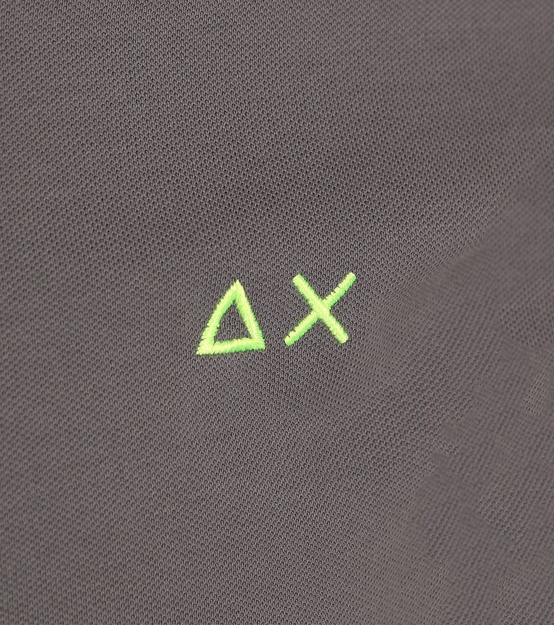 Sun68 Poloshirt Big Stripe Fluo Anthrazit - Größe XL günstig online kaufen