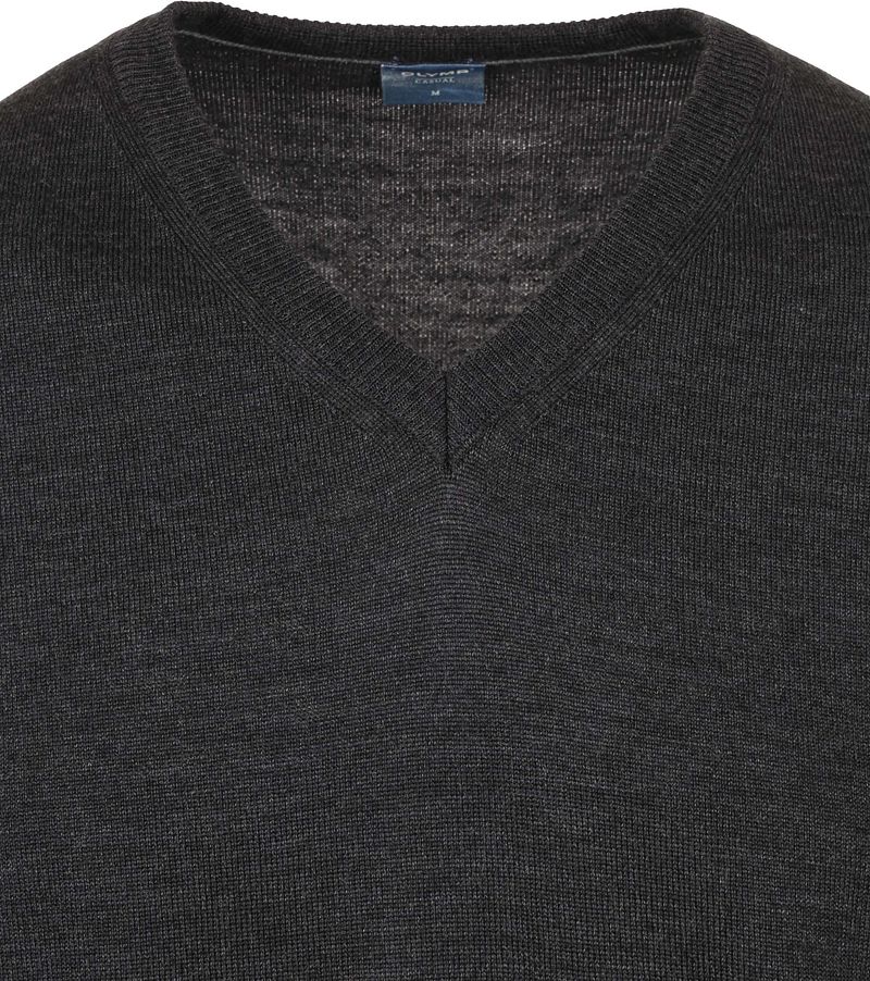 Olymp Pullover Merinowolle Antrazit - Größe 3XL günstig online kaufen