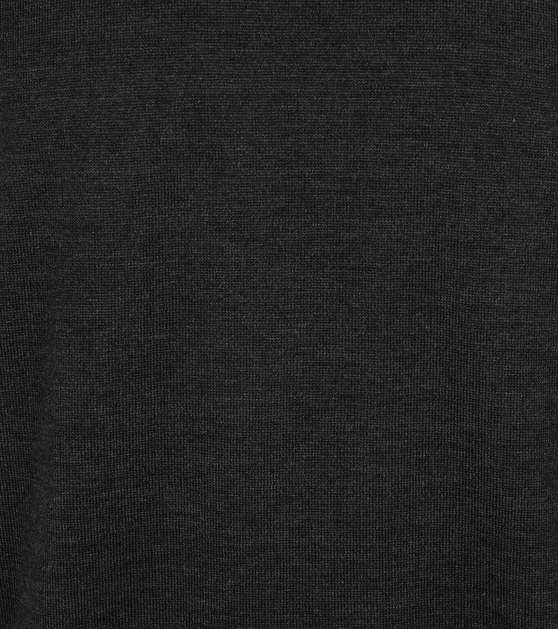 Olymp Pullover O-Hals Wolle Dunkelgrau - Größe XL günstig online kaufen