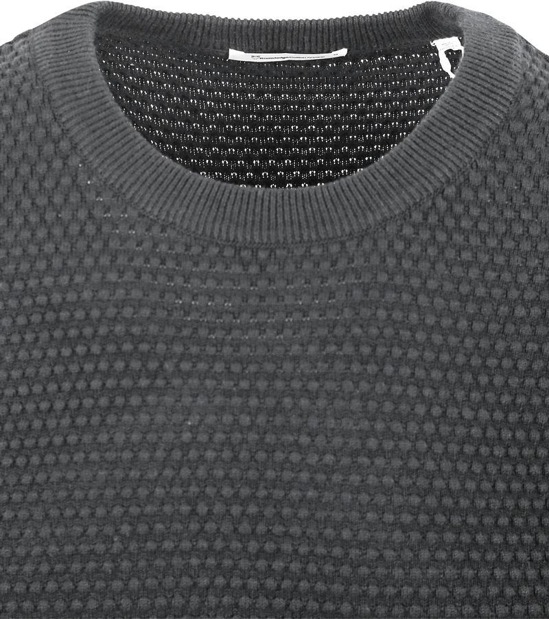 Knowledge Cotton Apparel Pullover Vagn Anthrazit - Größe XL günstig online kaufen