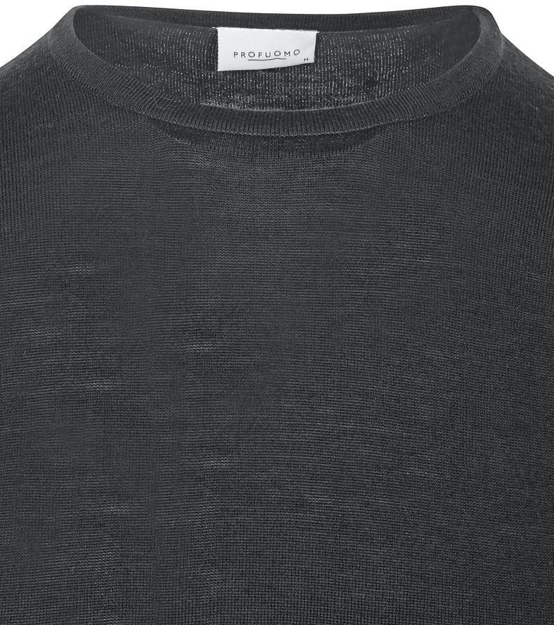 Profuomo Pullover Merinowolle Anthrazit - Größe S günstig online kaufen