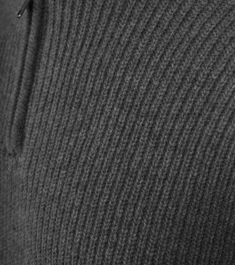 Steppin' Out Half Zip Pullover Lammwolle Anthrazit - Größe XL günstig online kaufen