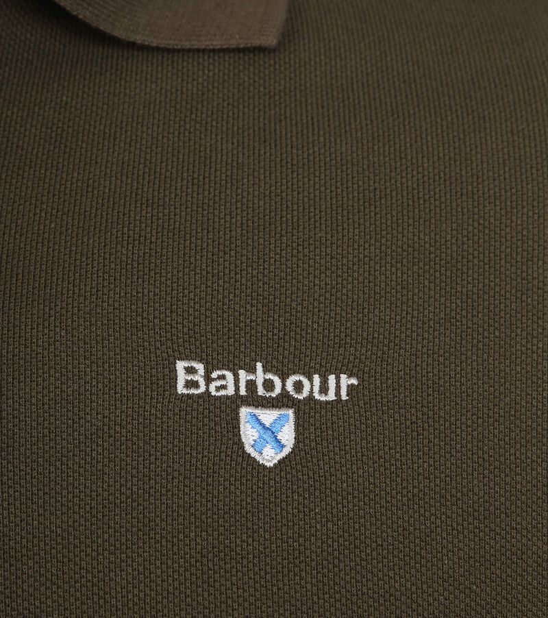 Barbour Basic Poloshirt Armee - Größe M günstig online kaufen