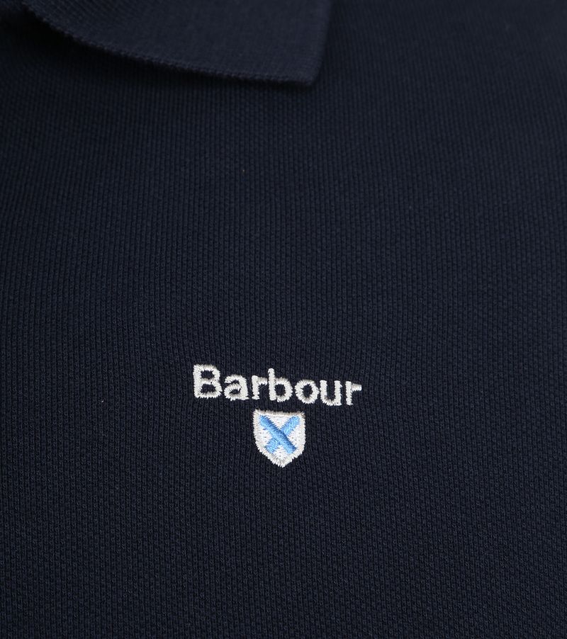 Barbour Basic Poloshirt Dunkelblau - Größe M günstig online kaufen