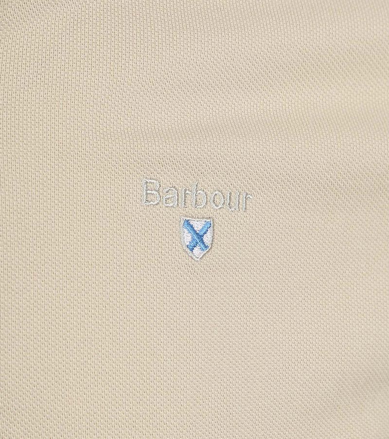 Barbour Pique Poloshirt Beige - Größe L günstig online kaufen