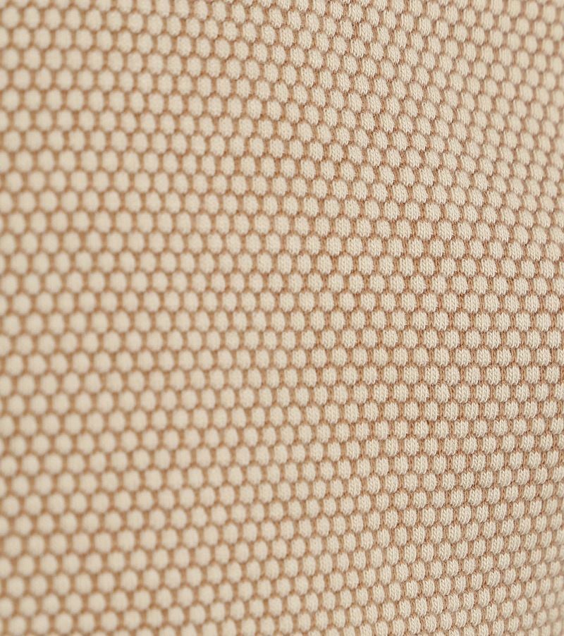 No Excess Poloshirt Struktur Beige  - Größe XXL günstig online kaufen