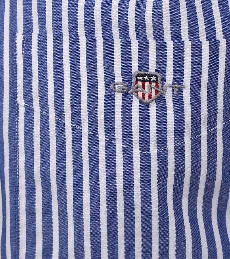 Gant Freizeithemd Stripe Blau - Größe 3XL günstig online kaufen