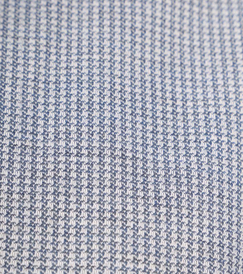 OLYMP Hemd Level 5 24/Seven Pied de Poule Blau - Größe 42 günstig online kaufen