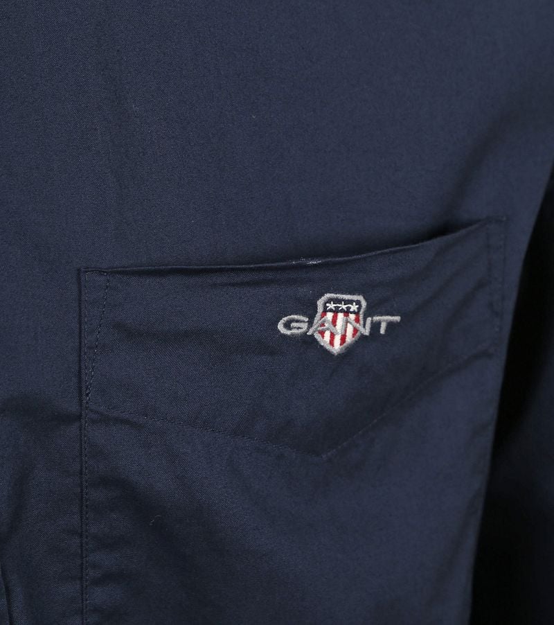 Gant Casual Hemd Poplin Navy - Größe 5XL günstig online kaufen