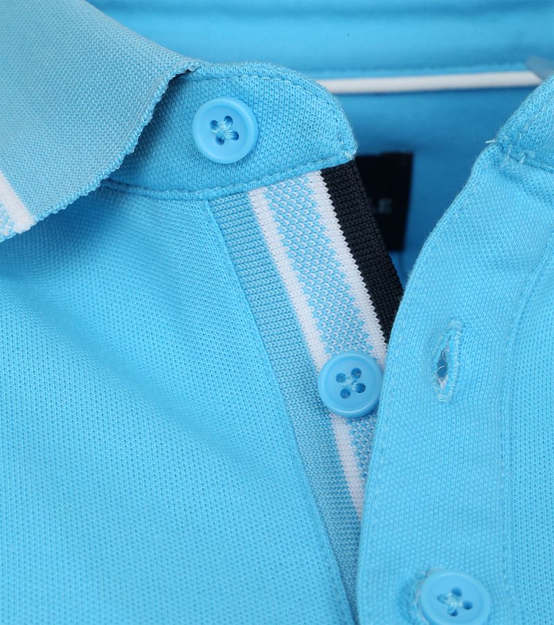 Suitable Poloshirt Brick Agua Blau - Größe M günstig online kaufen