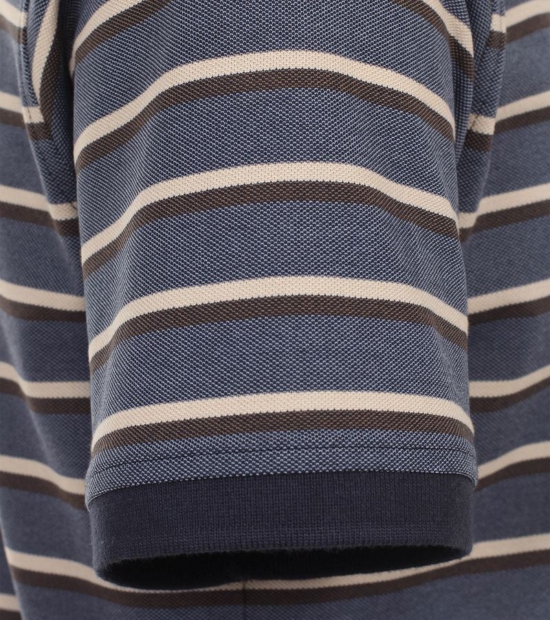 Casa Moda Poloshirt Streifen Blau - Größe 3XL günstig online kaufen