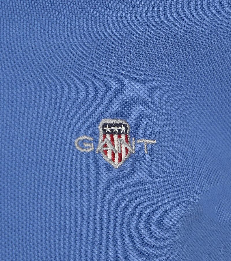 Gant Shield Piqué Poloshirt Kobaltblau - Größe XXL günstig online kaufen