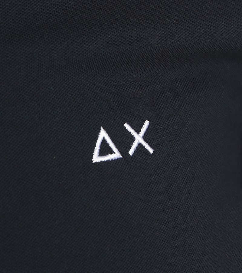 Sun68 Poloshirt Small Stripe Collar Navy  - Größe XL günstig online kaufen