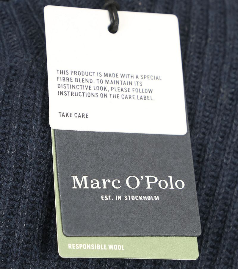 Marc O'Polo Pullover Wool Blend Navy - Größe XXL günstig online kaufen