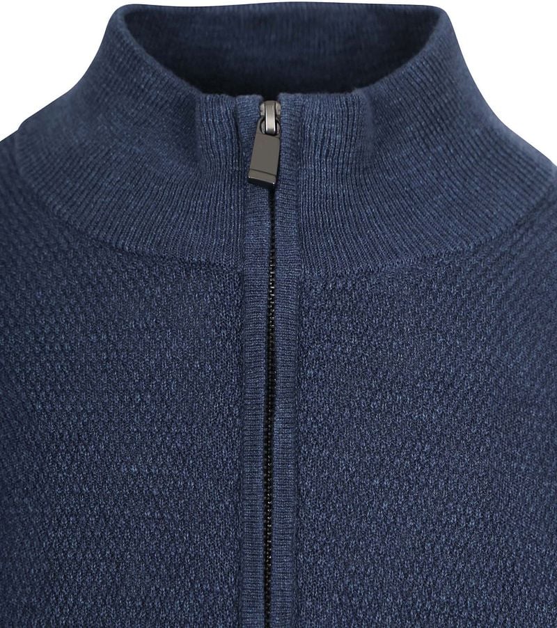 Suitable Half Zip Pullover Struktur Petrol - Größe XXL günstig online kaufen