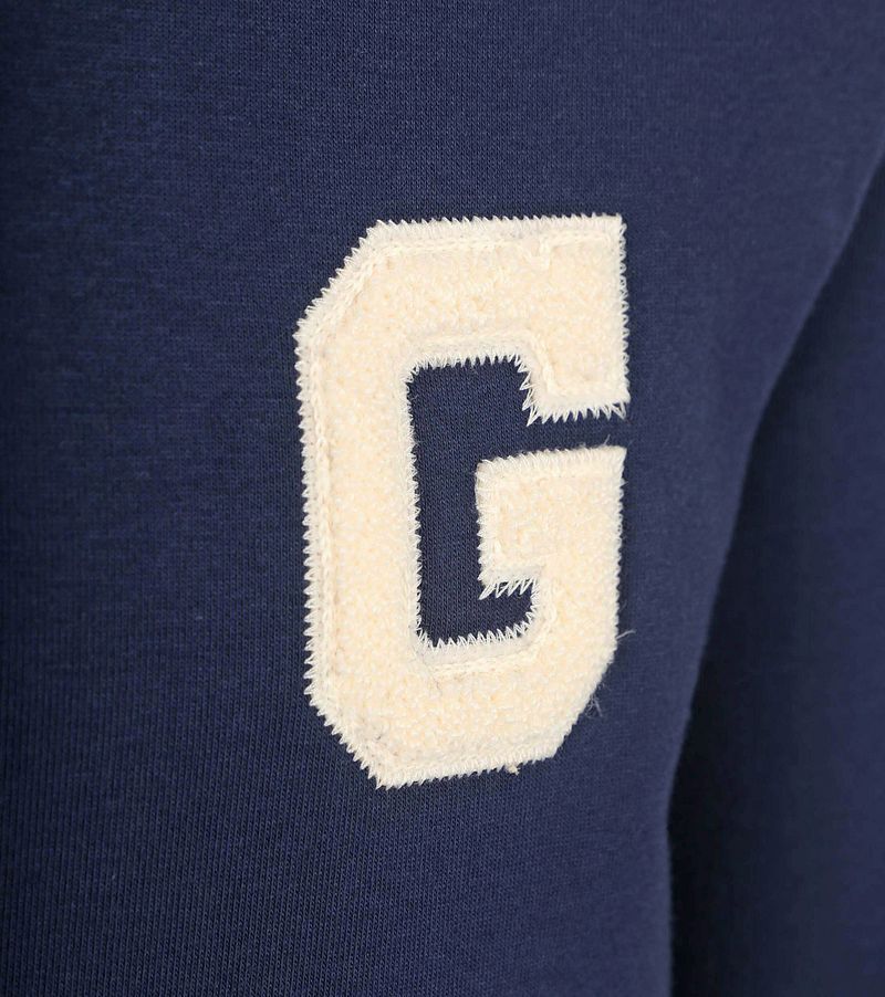 Gant Sweater Teddy Logo Navy - Größe M günstig online kaufen