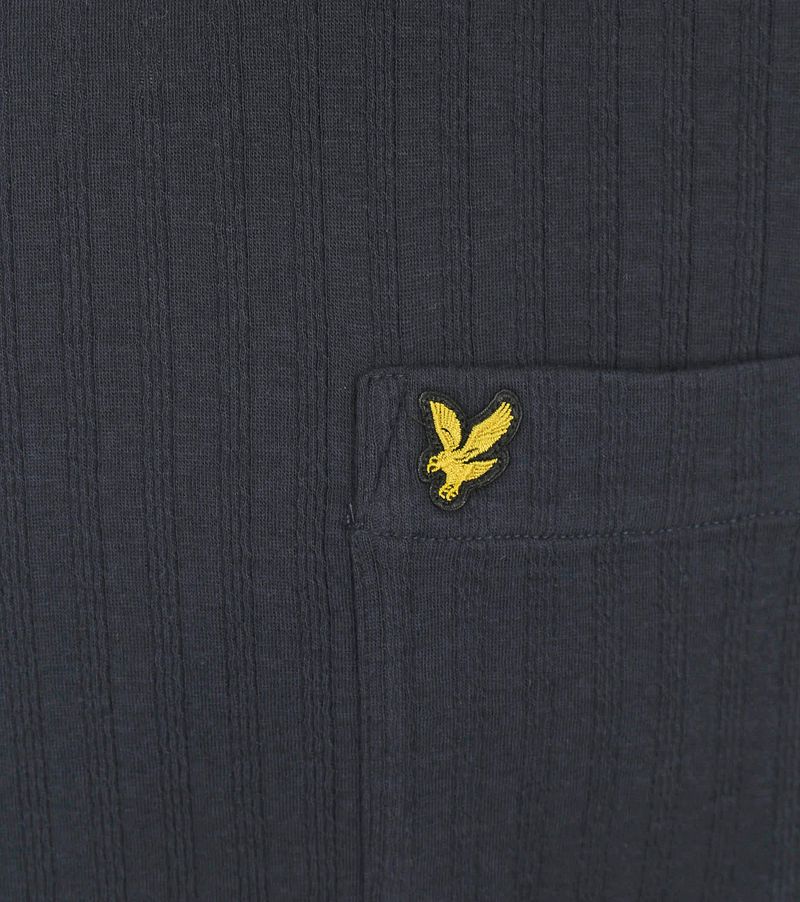 Lyle und Scott Knitted T-Shirt Navy - Größe L günstig online kaufen
