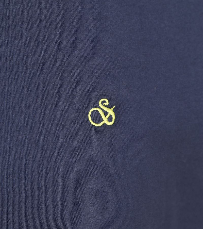 Scotch And Soda Garment T-Shirt Blau - Größe M günstig online kaufen