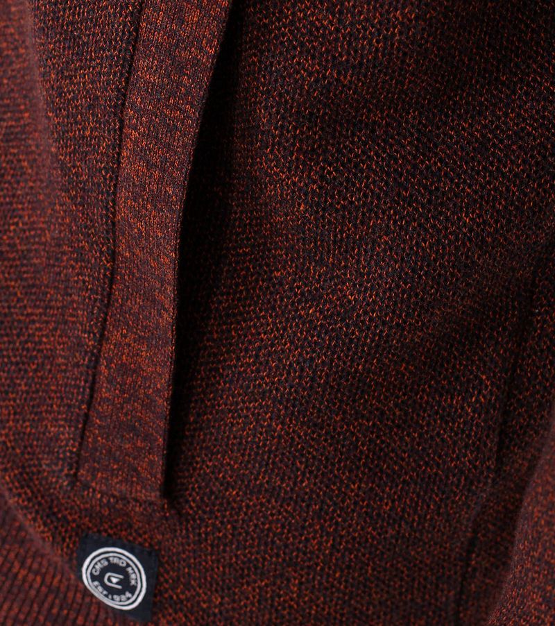 Casa Moda Strickjacke Melange Bordeaux - Größe XL günstig online kaufen