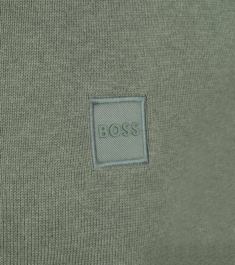 BOSS Kanobix Half Zip Pullover Grün - Größe XXL günstig online kaufen