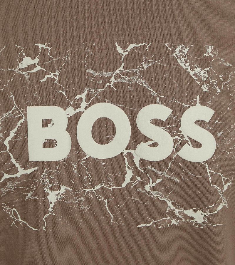 Boss T-shirt Logo Bruin
