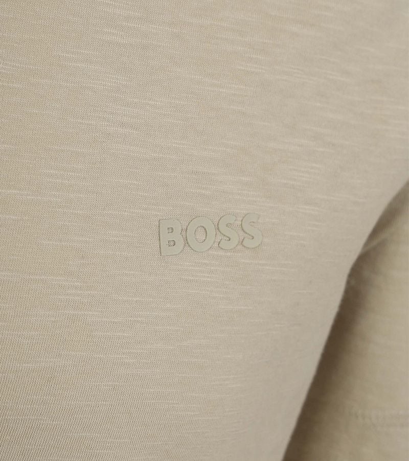 BOSS T-shirt Tegood Greige - Größe L günstig online kaufen