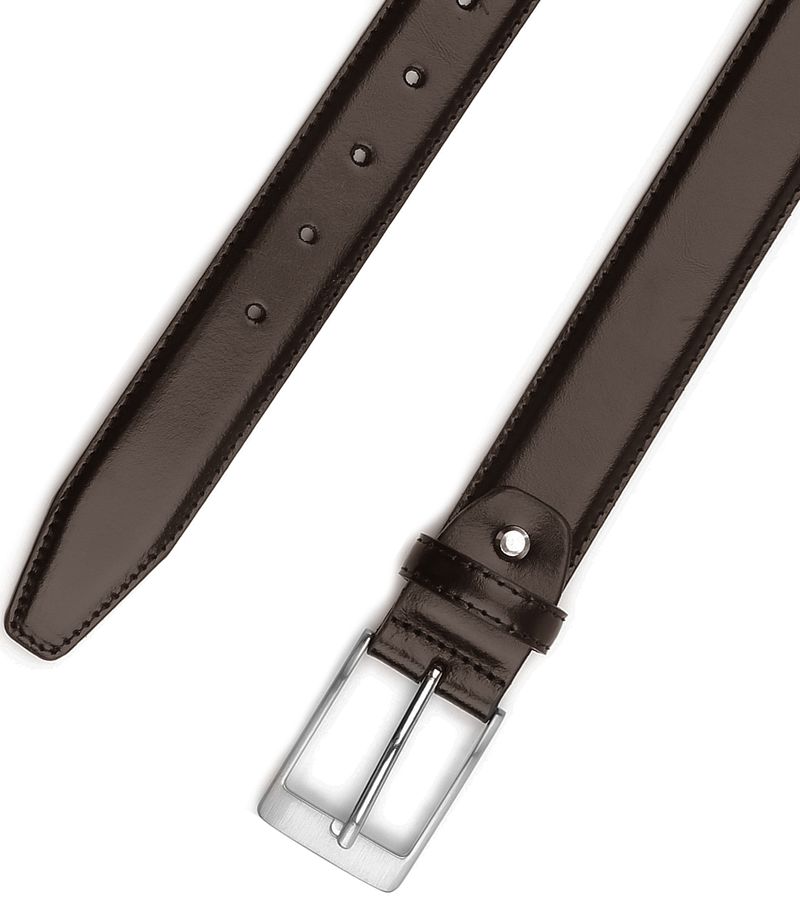 Suitable Ledergürtel Dunkelbraun Leder 023 - Größe 105 günstig online kaufen