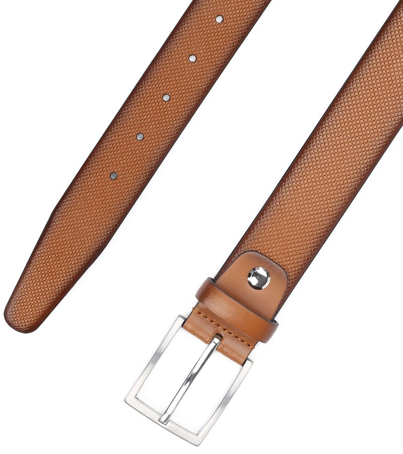 Suitable Ledergürtel Struktur Leder Braun - Größe 105 günstig online kaufen