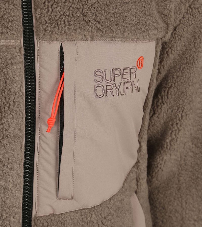 Superdry Fleecejacket Brown - Größe XL günstig online kaufen