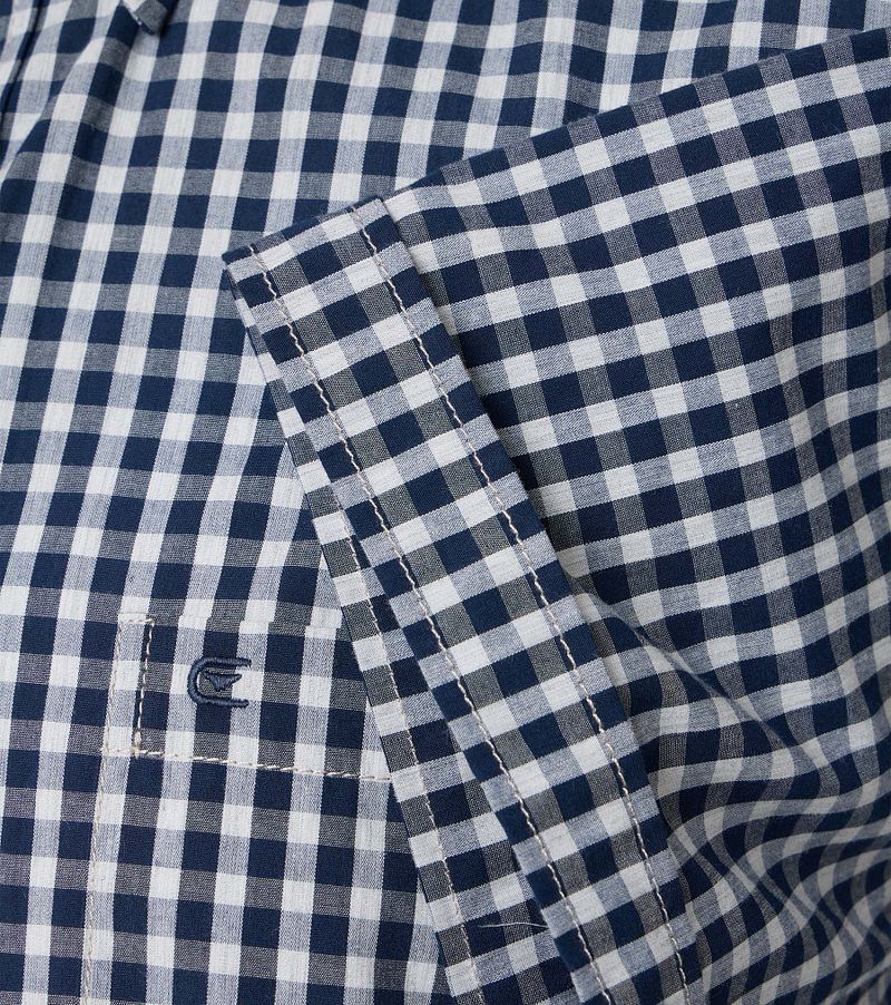 Casa Moda Short Sleeve Overhemd Check Navy