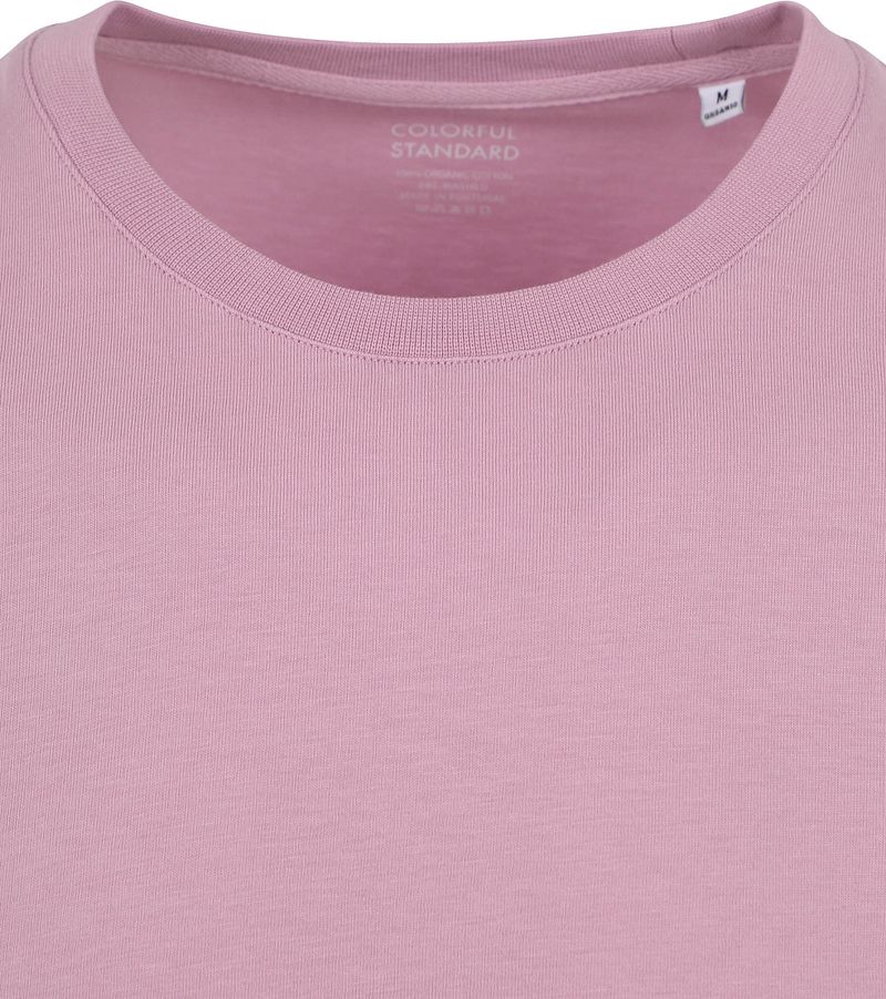 Colorful Standard T-shirt Cherry Paars