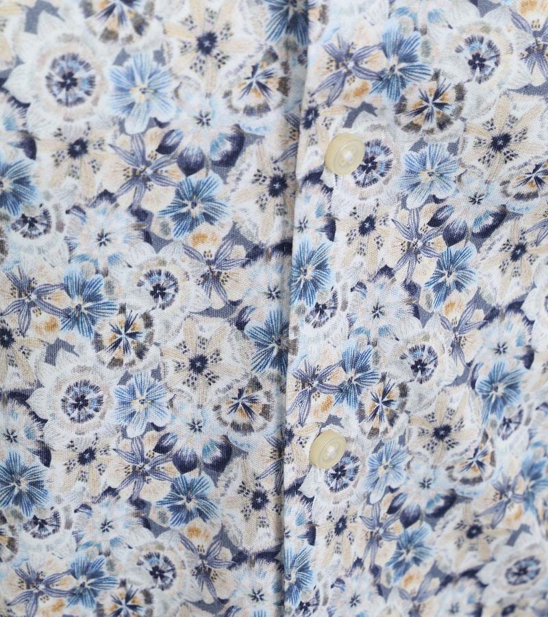 Desoto Overhemd Smooth Violets Blauw