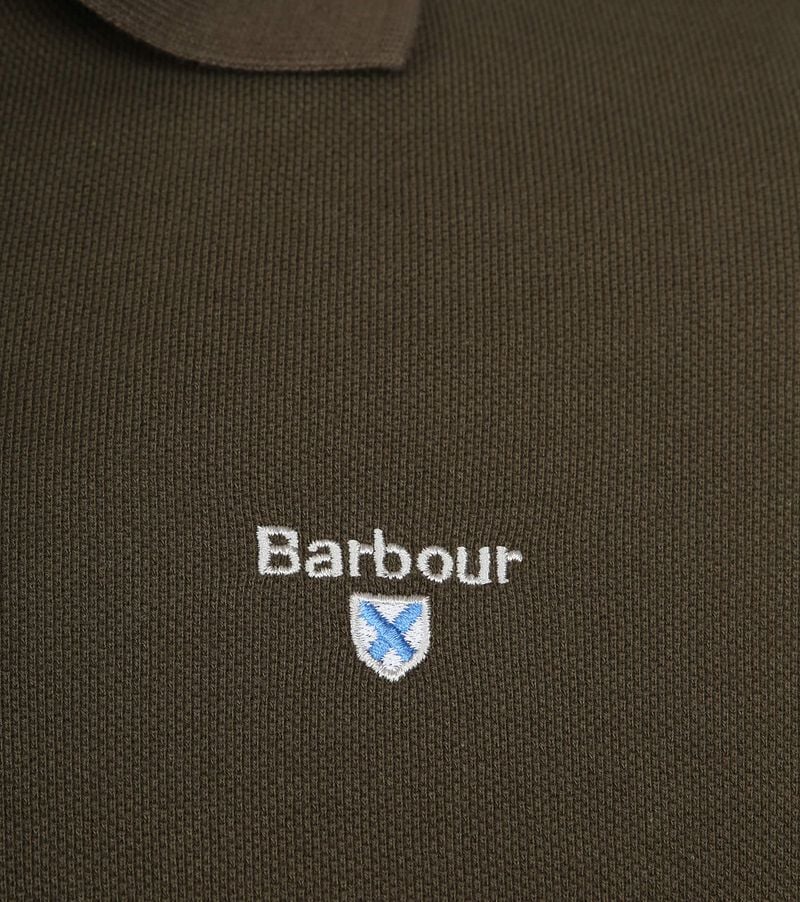 Barbour Basic Poloshirt Armee - Größe L günstig online kaufen