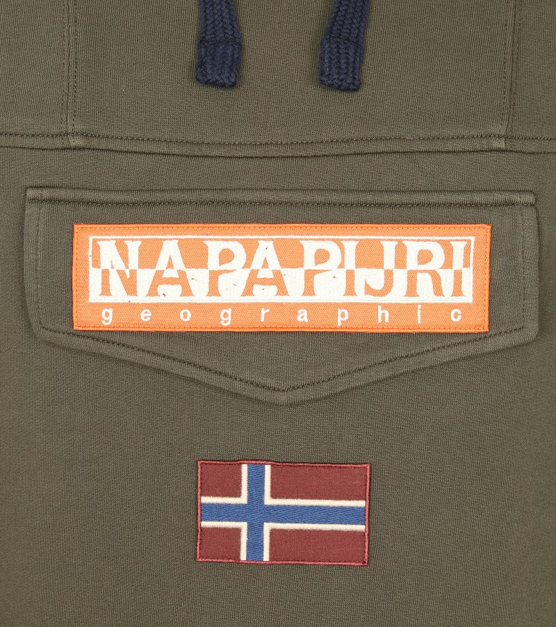 Napapijri Burgee Sweater Dunkelgrün - Größe S günstig online kaufen