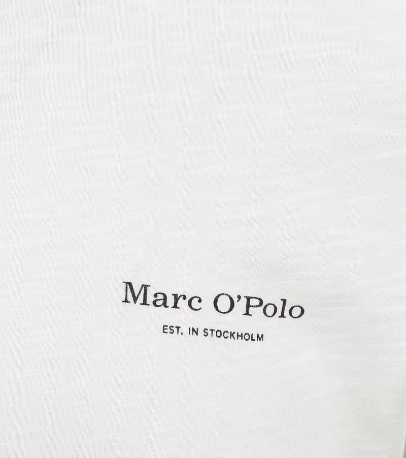 Marc O'Polo Polohemd Melange Weiß - Größe XXL günstig online kaufen