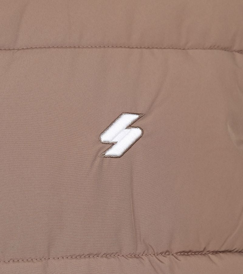 Superdry Sports Puffer Bodywarmer Beige - Größe M günstig online kaufen