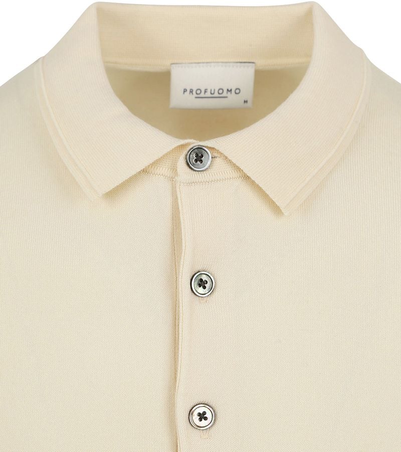 Profuomo Poloshirt Luxury Ecru - Größe XL günstig online kaufen