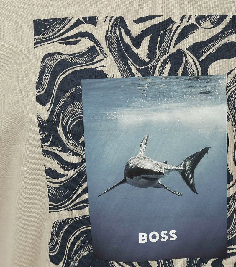 BOSS T-shirt Tucan Beige - Größe M günstig online kaufen