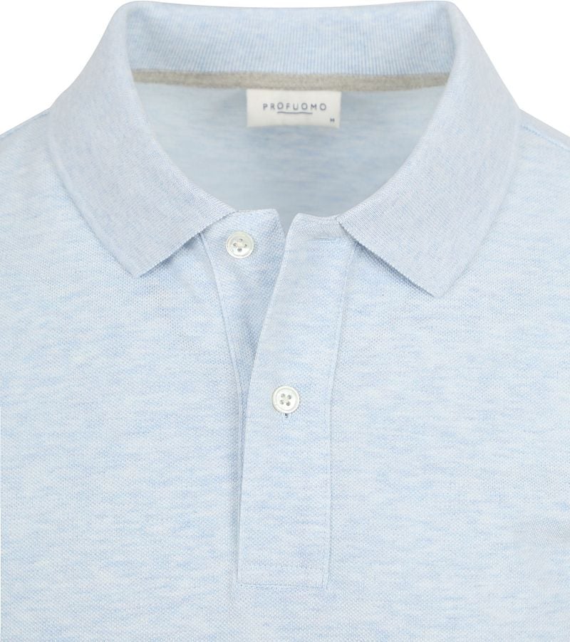 Profuomo Piqué Poloshirt Hellblau - Größe XXL günstig online kaufen