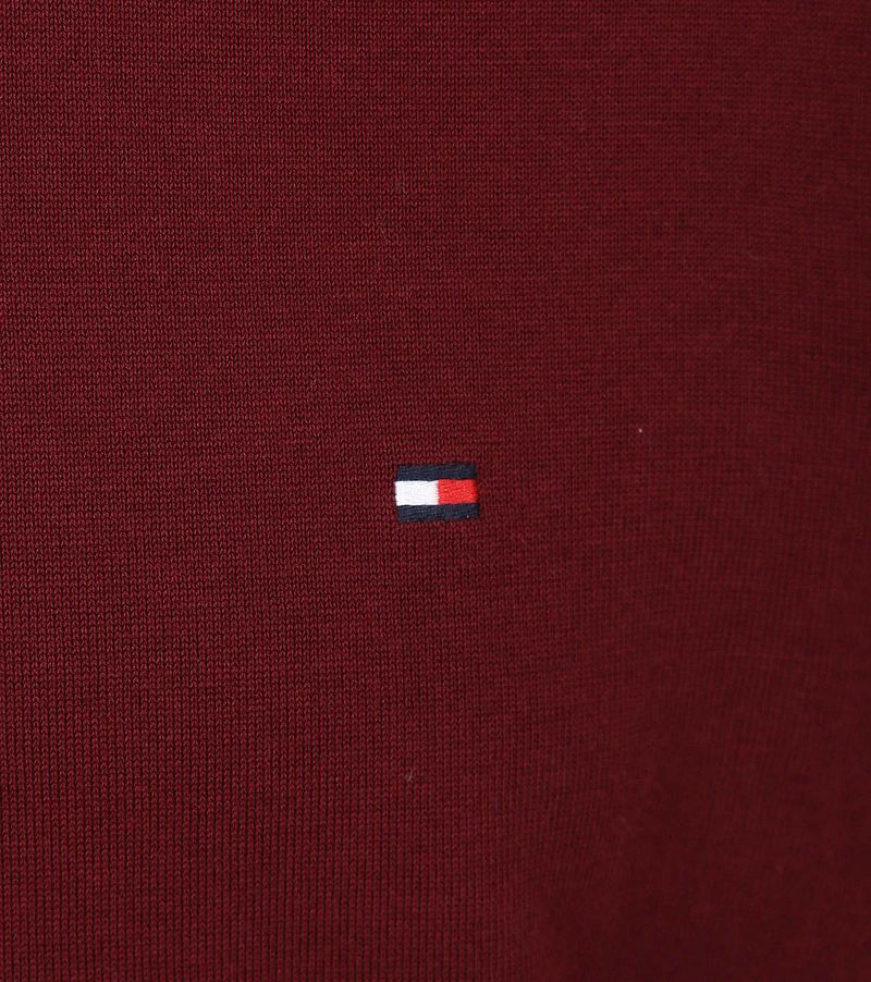 Tommy Hilfiger Pullover Bordeaux Rot - Größe L günstig online kaufen