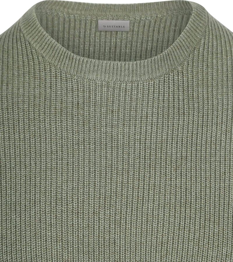 Suitable Pullover Wool Blend Grün - Größe S günstig online kaufen