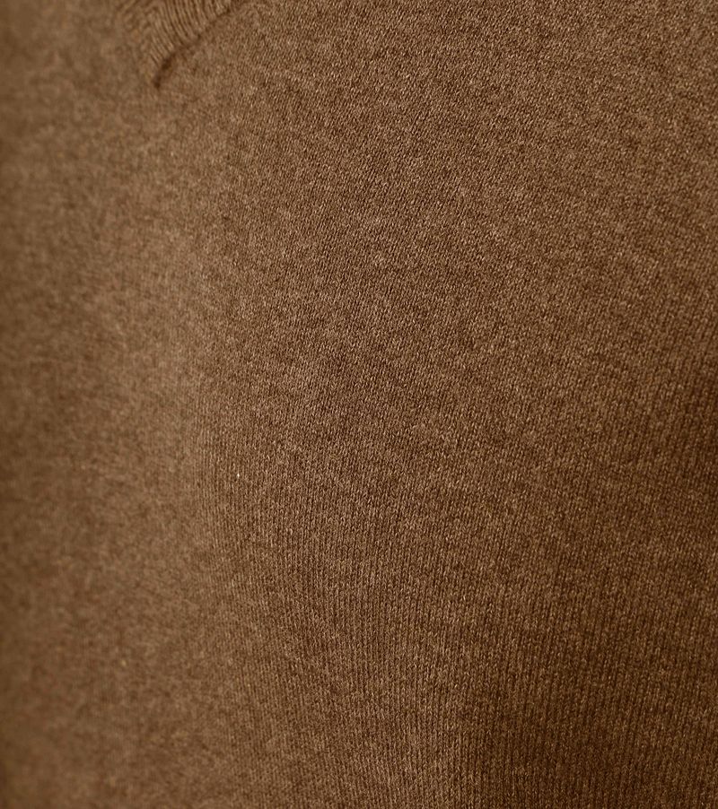 Steppin' Out Pullover Cotton Cashmere V-Ausschnitt Camel - Größe XXL günstig online kaufen