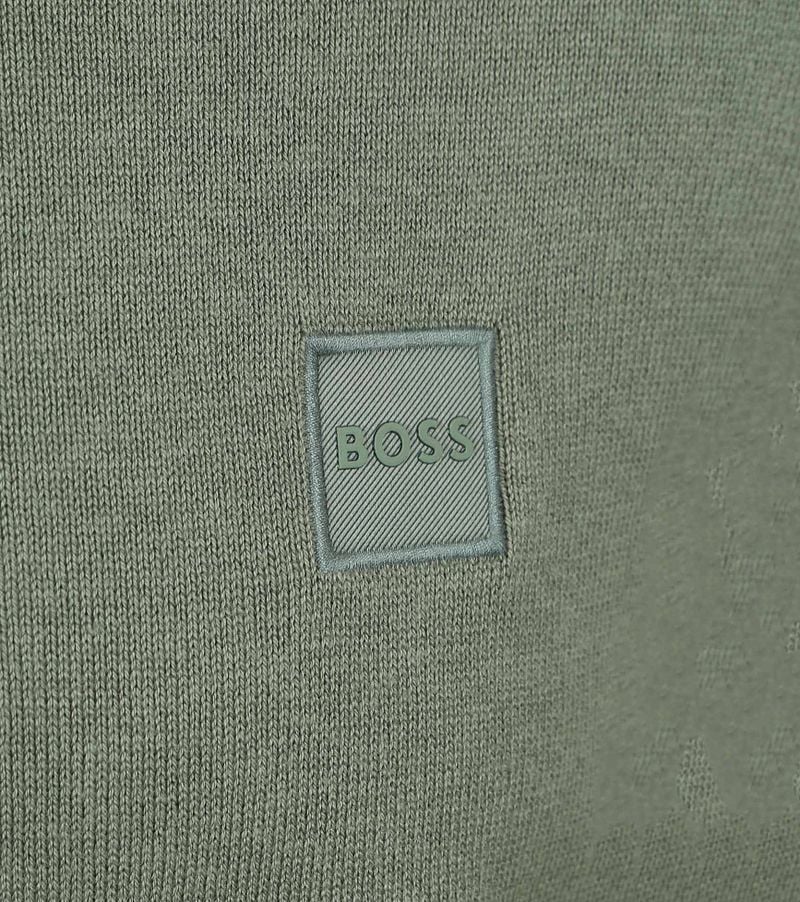 BOSS Kanobix Half Zip Pullover Grün - Größe XXL günstig online kaufen